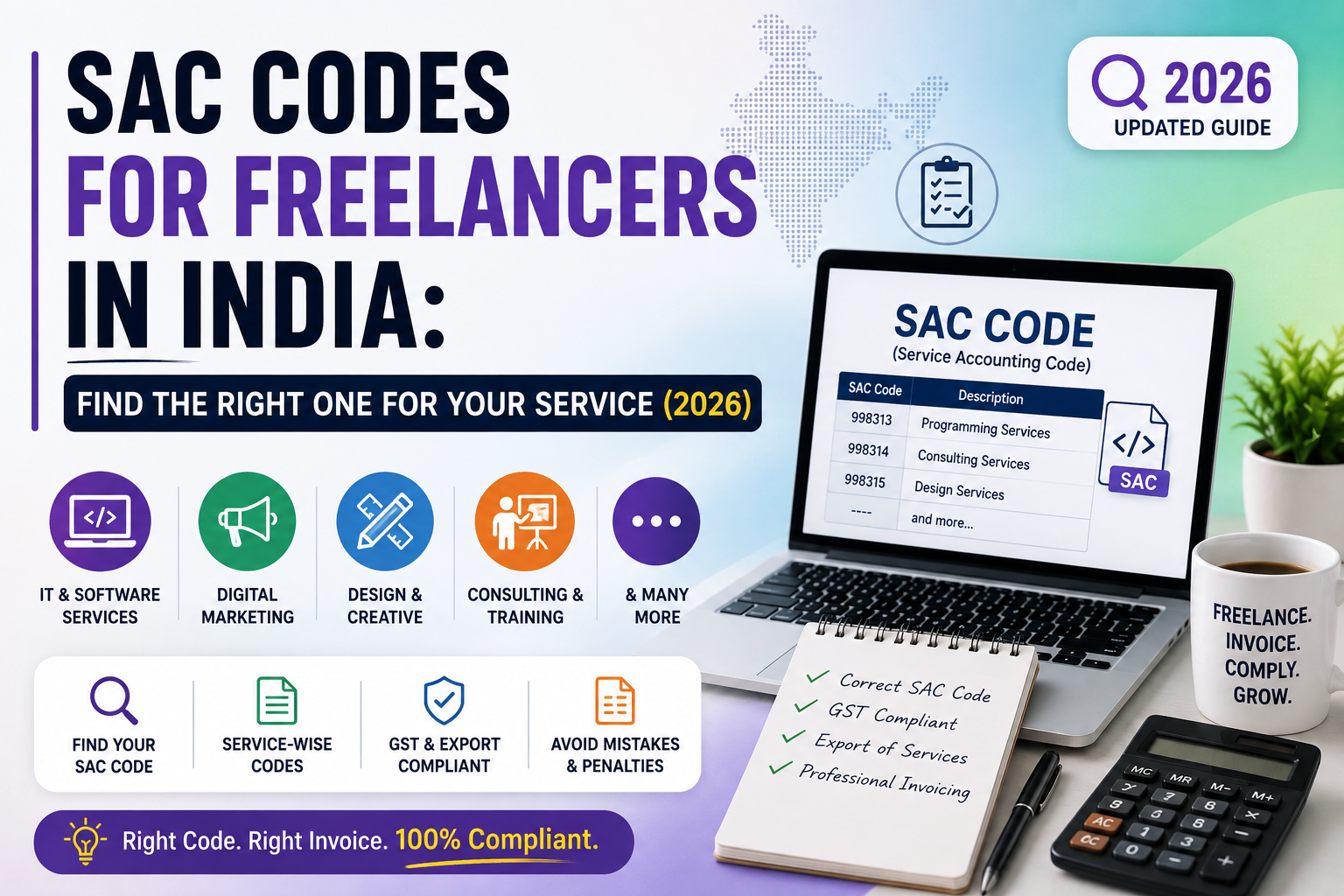 SAC Codes for Freelancers in India: Find the Right One for Your Service (2026)